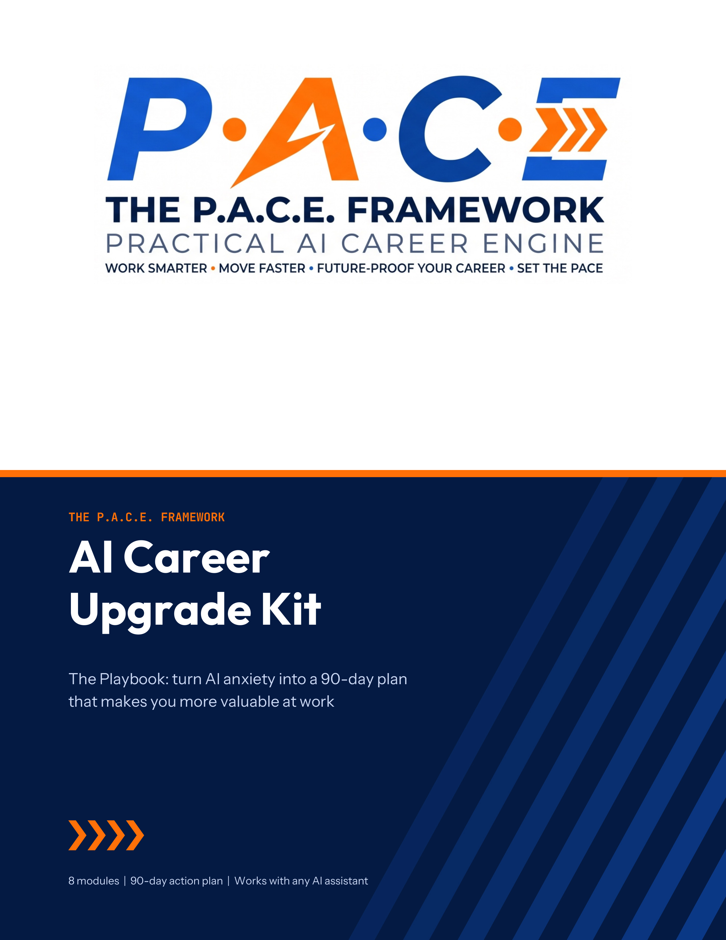 Cover of P.A.C.E: AI Career Upgrade Kit, an ebook from TesaHaro Bookshelf